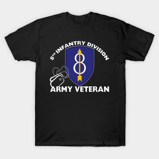 8th Infantry - Army Veteran T-Shirt